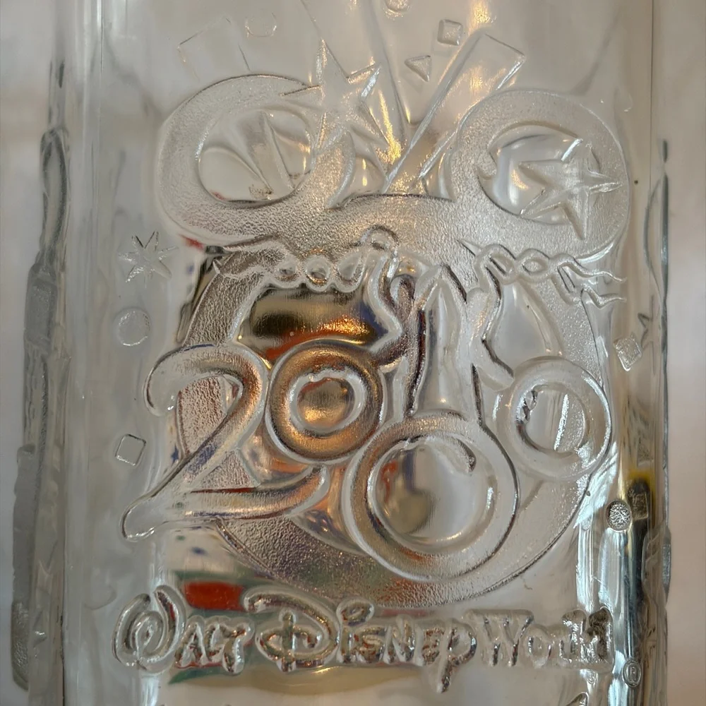 *VINTAGE* McDonald's Walt Disney World 2000 Celebration Collectable Glass ~ NEW